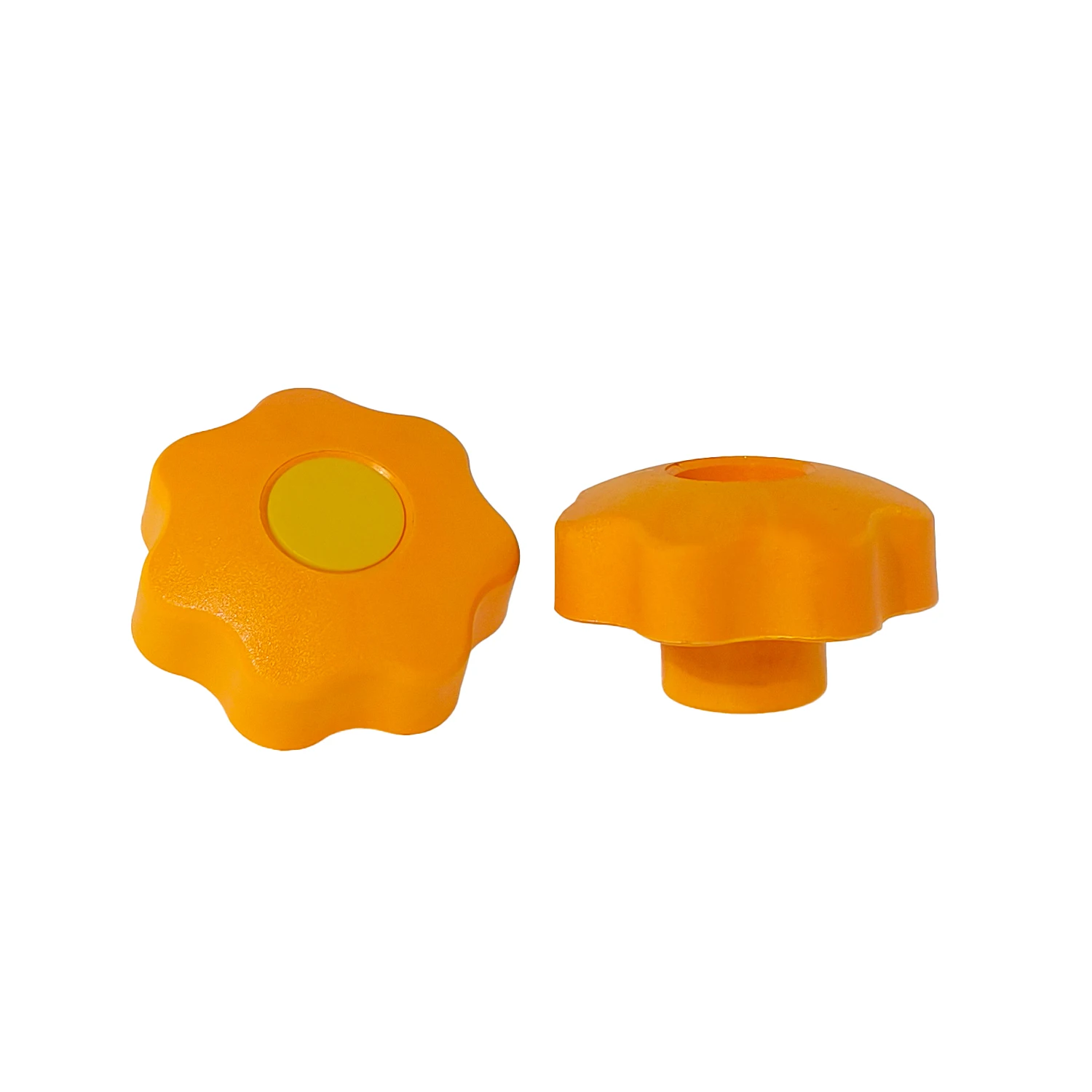 Huakai Direct Sales Plastic Star Knob Threaded Male Plastic Machine Clamping Knob Star Head Handle Screw for Industrial