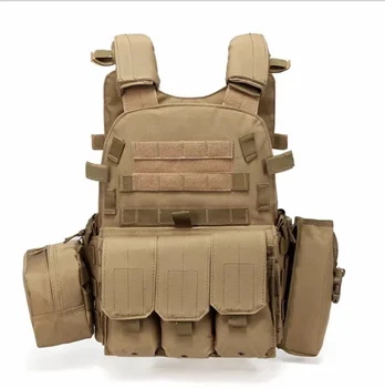 DFTV06 Classic Tactical vest with molle system Tactical CS Field Ves Paintball Vest with backside handle land marine