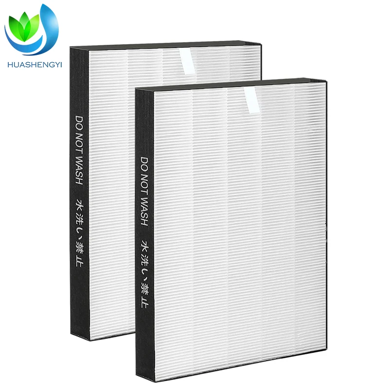 2 Pack H13 HEPA FZ-A80HFU Replacement Filter Compatible with FP-A80HFU FPA80UW Air Purifier for Dust Pollen Pet Dander Smoke