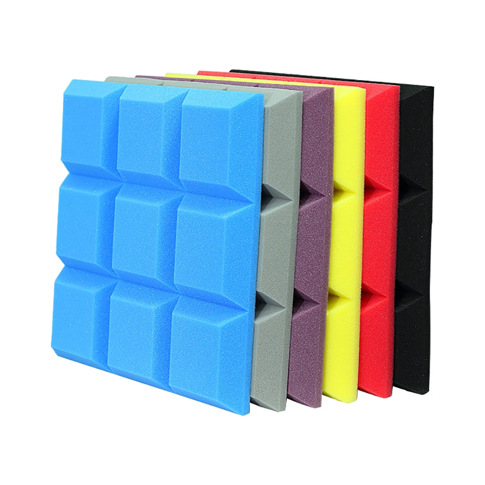 Modern Square Shape Sound Absorbing Foam Acoustic Panels for Hotel Application