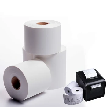 Superior Quality BPA Free Cash register paper rolls 80x80mm 80x70mm 57x40mm thermal paper