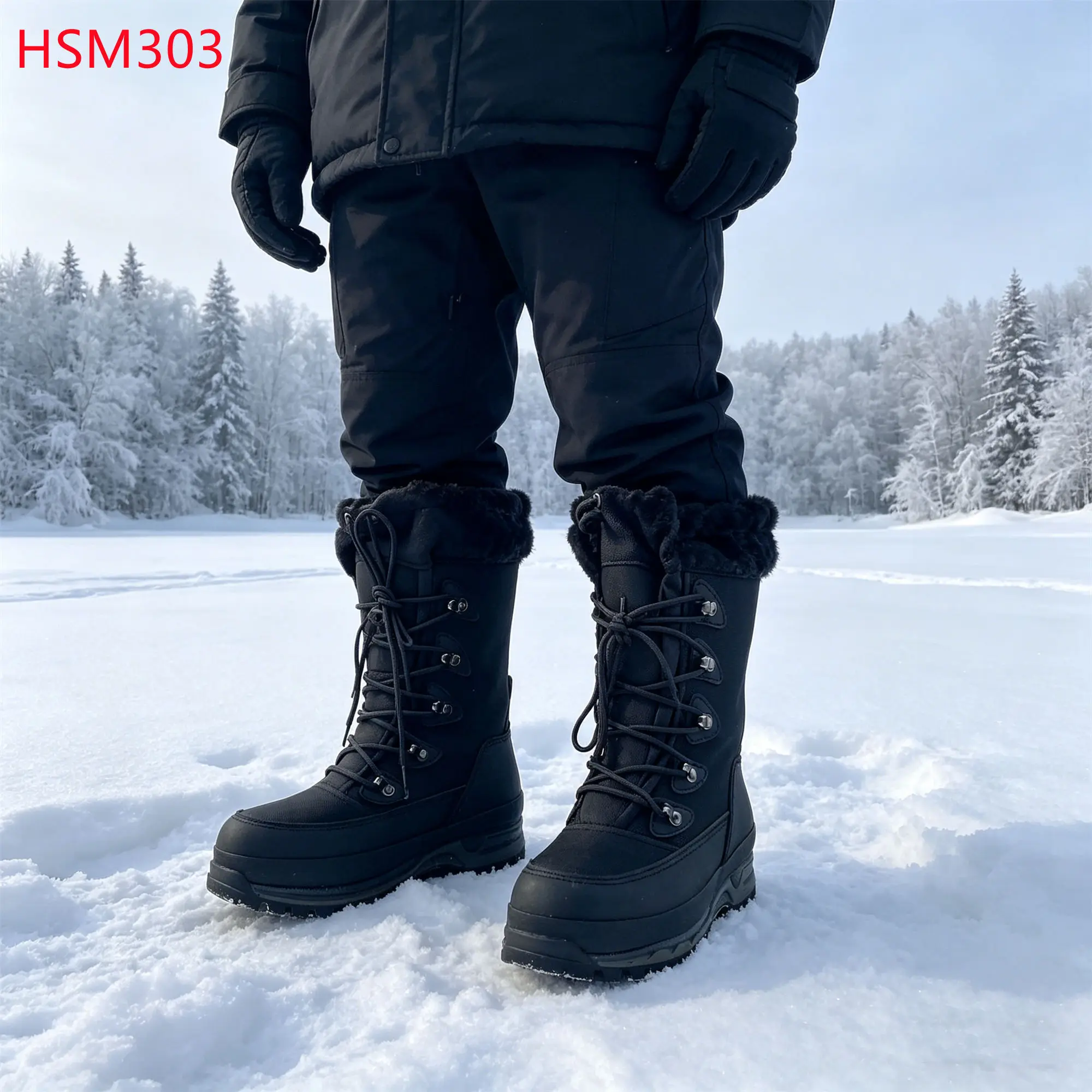 LXG,glacier Training Removable Real Wool Lining Winter Combat Boots Geological Survey Training Boots with Water-proof SockHSM303