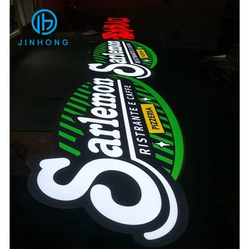 3d letter signlaser cut metal stainless steel signs for business letter led sign shop sign manufacturer