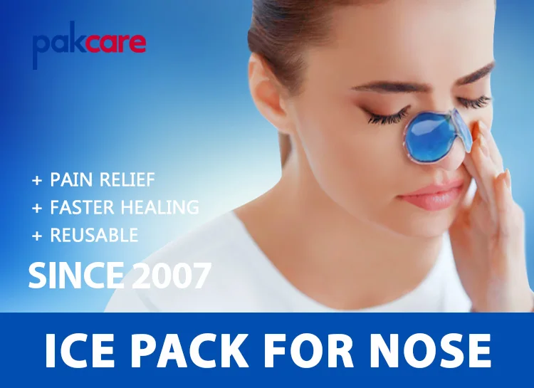 Reusable Hot Cold Compress Restickable Cooling Ice Gel Nose Mini Pack