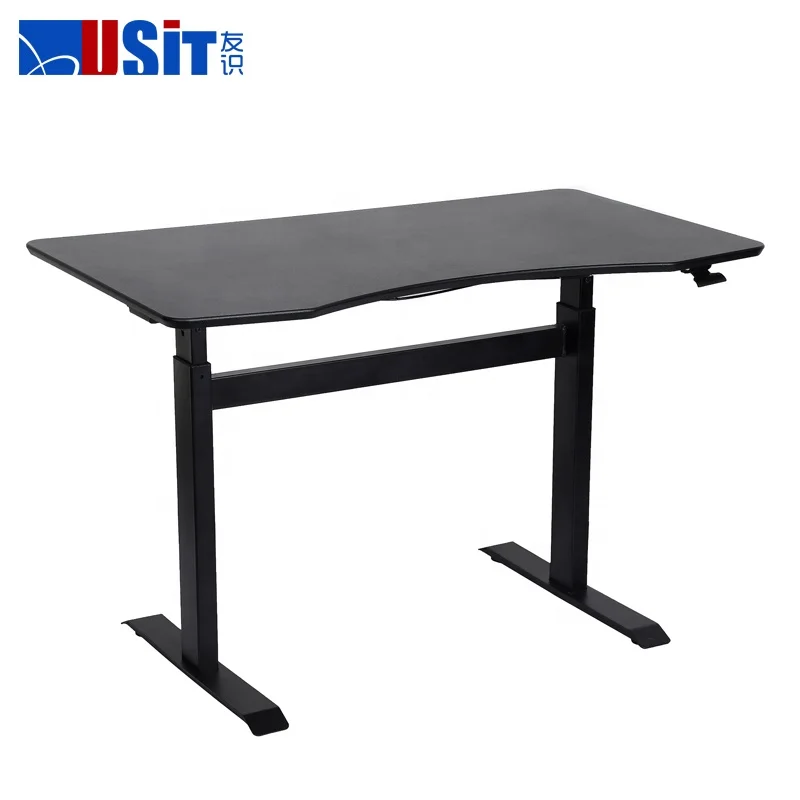 Home Office Computer Furniture Standing Desk Gas Height Adjustable Drafting Desk