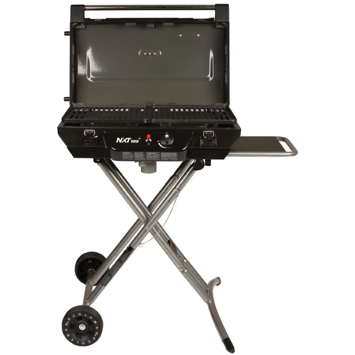 15000 BTU Folding Portable Propane BBQ Grill with Wheels and Side