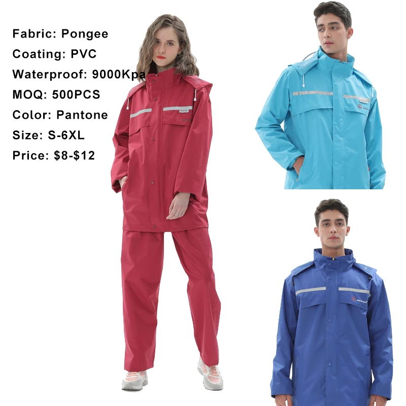 Mens Woman Breathable Windbreaker Pongee Raincoat for Fishing