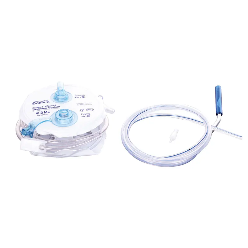 Silicone Closed Wound Drainage System and Tube Medical Consumables for Wound Management