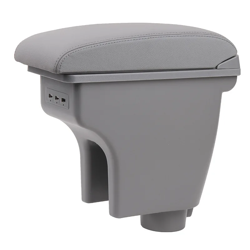 tiypeor adjustable car armrest storage organizer box with cup holder front central lift refit for arm rest-3