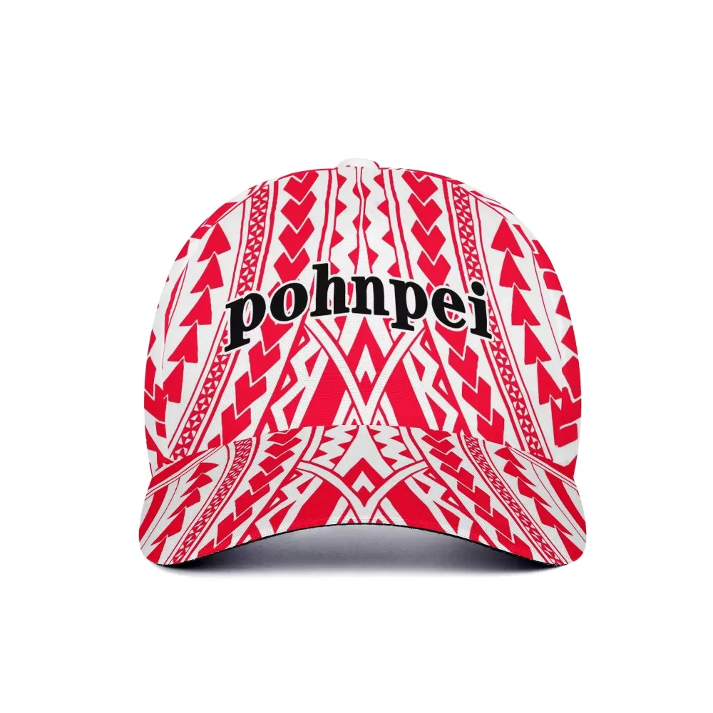 pohnpei baseball cap custom polynesian stripe style peaked cap