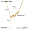 P1178-2 Collana a catena con croce in oro 49 cm