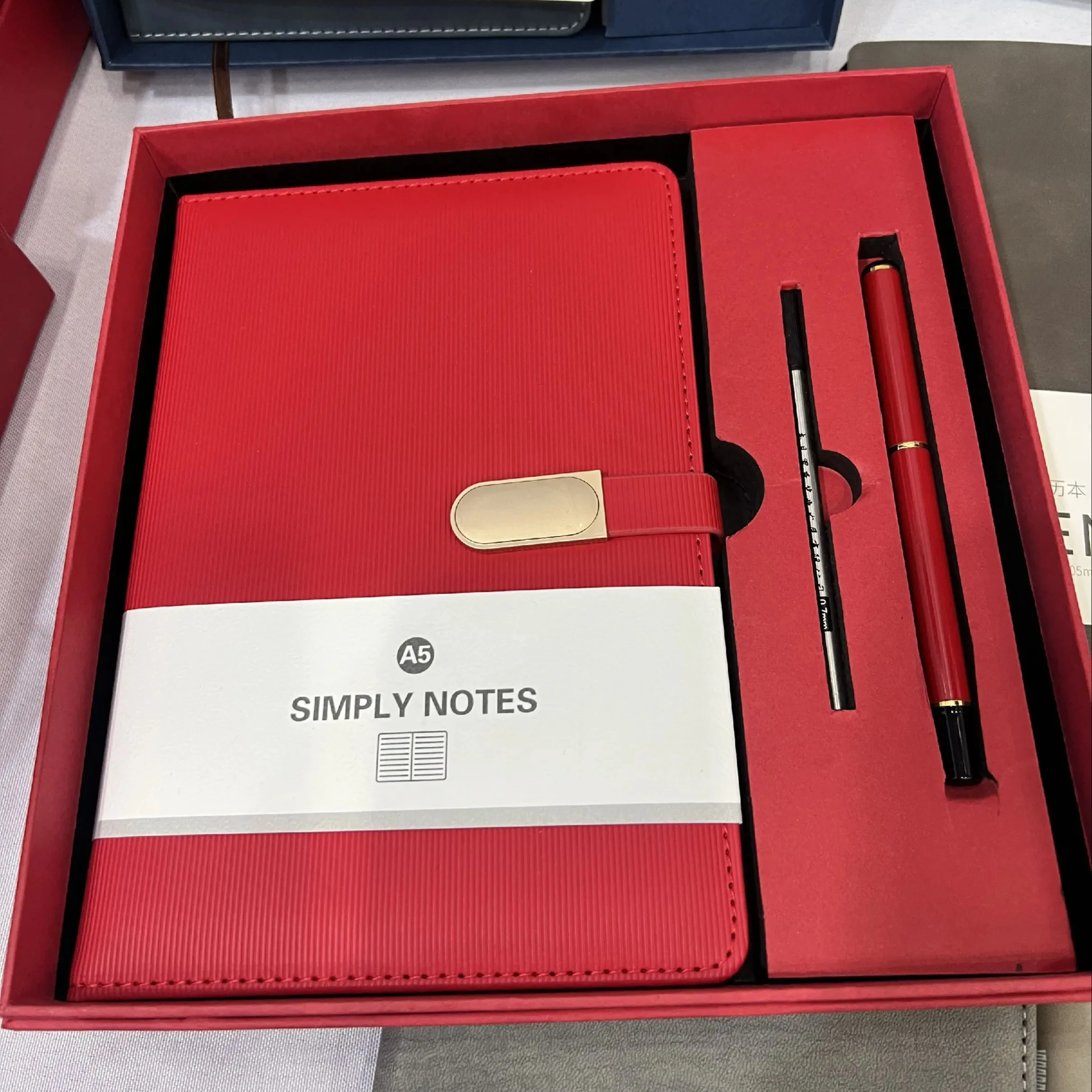 Wholesale A5 Notebook Lined Journal Hardcover Notebook with Logo Customized Office School Supplies Stationery