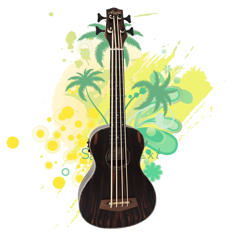 Aiersi Electric Bass Ukulele - High Quality & Customizable