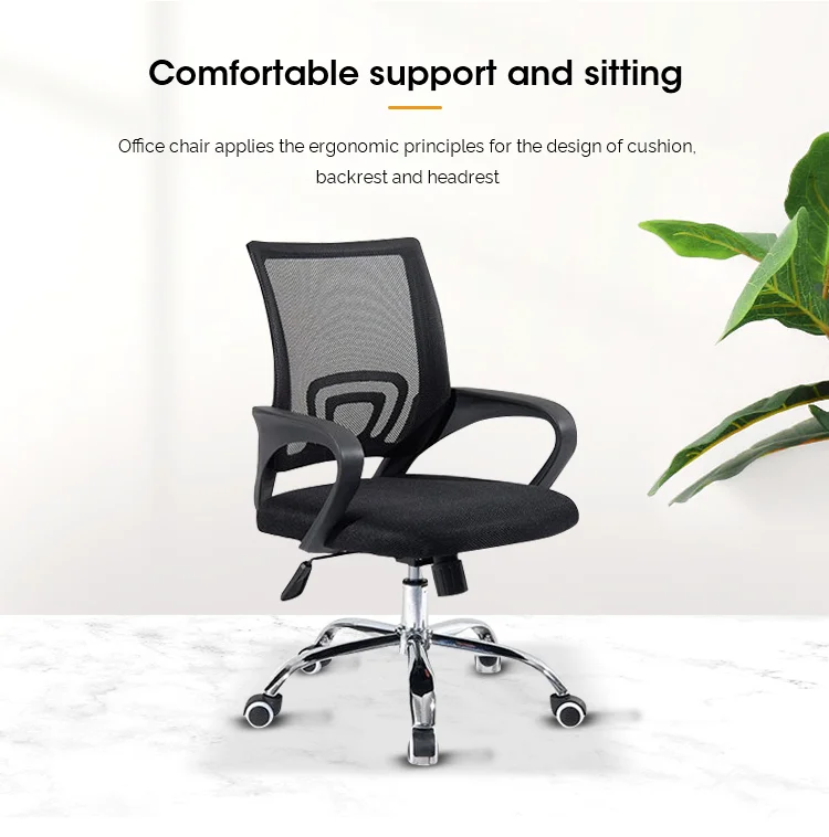 Manufacturers Cheap Staff Task Computer Desk Swivel Mesh Office Chairs ...