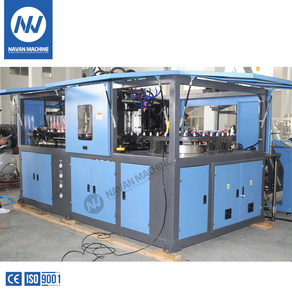 6000BPH Fully Automatic 6-Cavity PET Mineral Water Bottle Blowing Machine