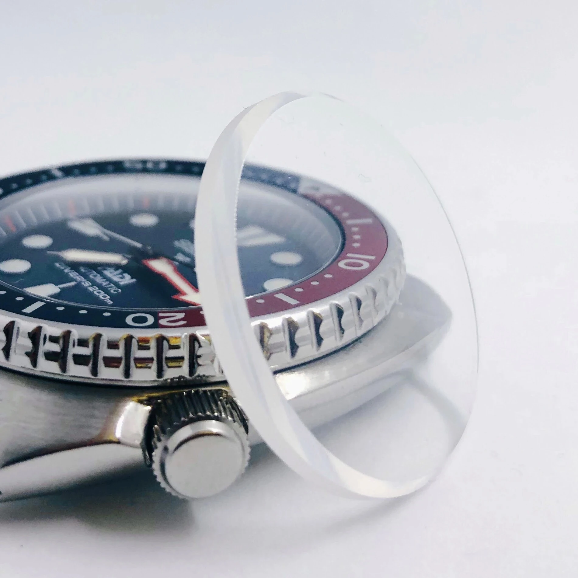 Double Dome 32mm Watch Glass Models for 6306 6309 7002 7548 Mineral Glass  With Chamfer Replacement Crystal Parts for seiko Watch