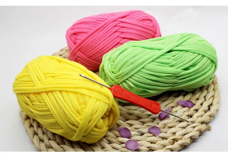 Soft And Colorful 100g 400g Roll 2cm 3cm Width 100 Polyester Tshirt