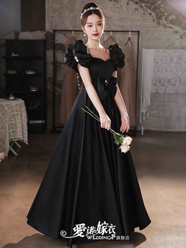 chorus black dress Chorus Drape Back Dress main image 0