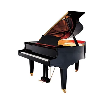 For sale price black baby grand piano GP-186 in black