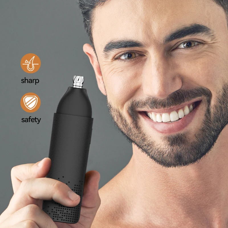 USB Electric Painless Full Body Eyebrow Trimmer Portable Nose Ear Hair Trimmer for Household RV Car Garage Use Made of Plastic details