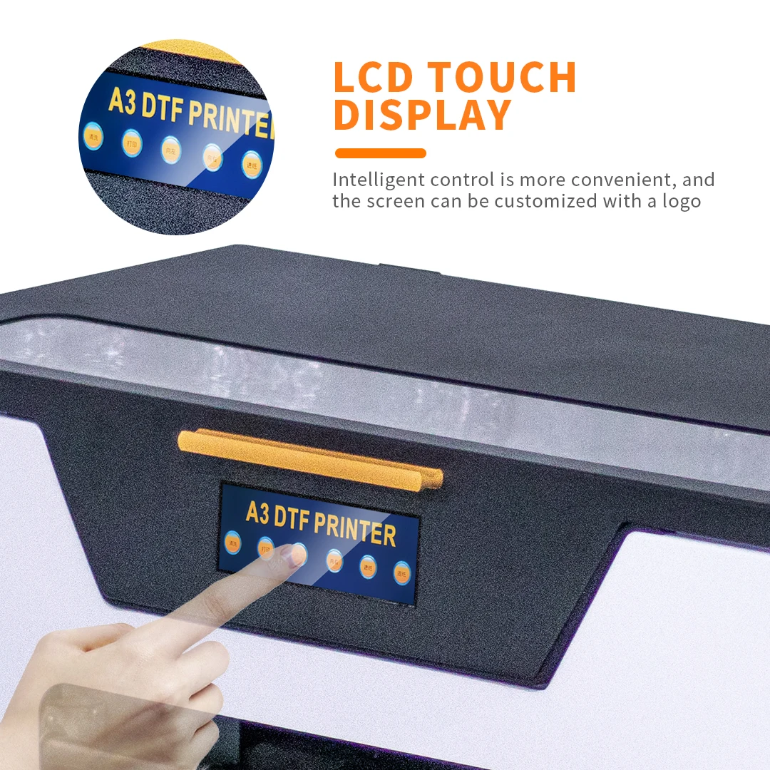 Small DTF Printer A3 Power Shaker Inkjet PET Film Printer With Shake Powder Machine DTF Printing