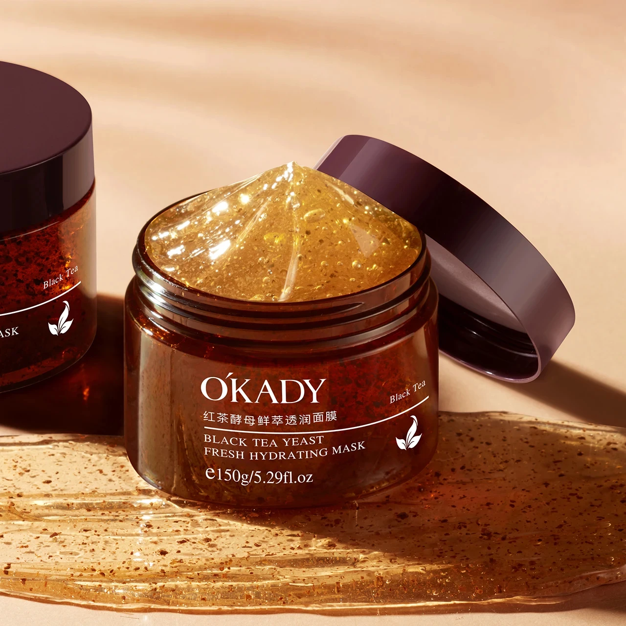 OKADY Hyaluronic Acid Facial Mask - Hydrating, Brightening