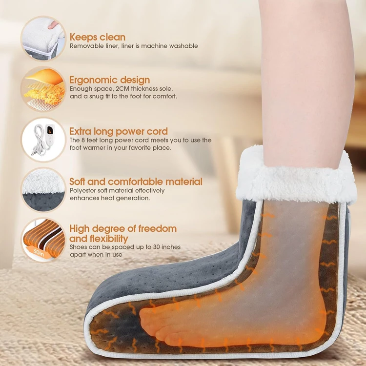 Foot Warmers Heated Shoes Hot Selling Heat Patch Heating Mat Pain