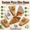 Caja de pizza blanca
