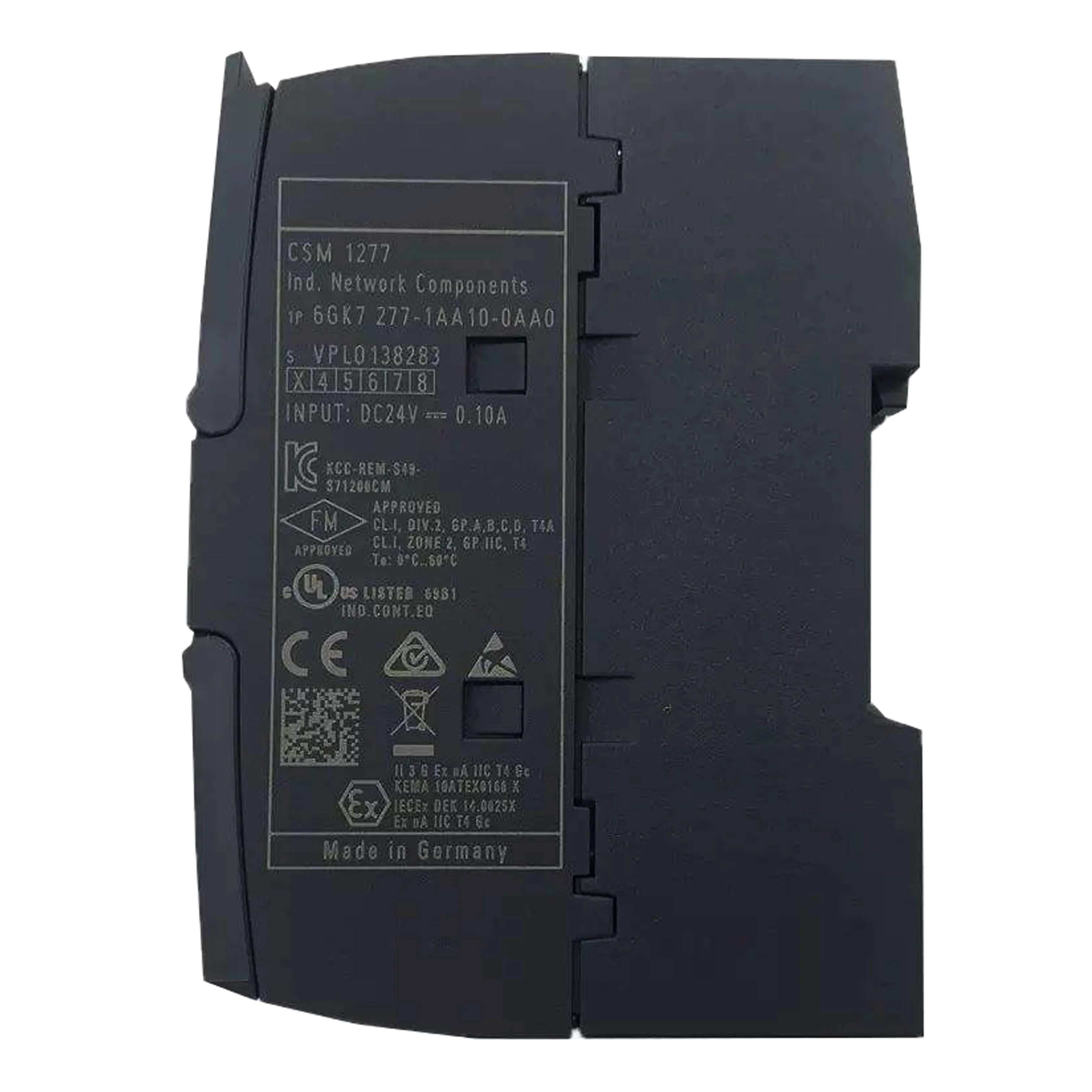 New Original 6GK7 277-1AA10-0AA0 6GK7277-1AA10-0AA0 S7-200 SMART communication switch. Realizes Ethernet port expansion and network sharing, stable signal connection, easy networking, applies to PLC, HMI and upper computer data communication 