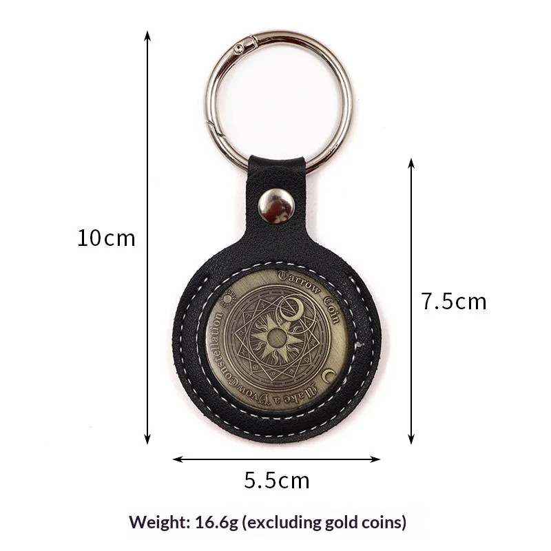 Cross-border In-stock Commemorative Coin Storage Bag Collectible Keychain Protective case 1893 Model 0807*001 Travel preview 5