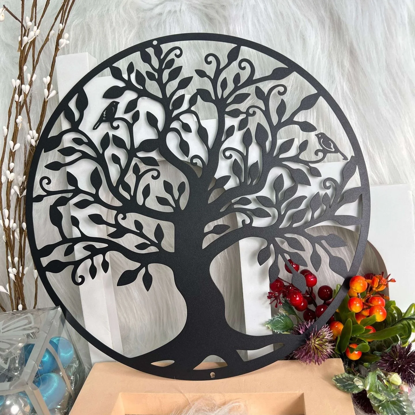 Tree of Life Wall Art Wall Hangings Gift Home Decor Metal Wall Art Decoration