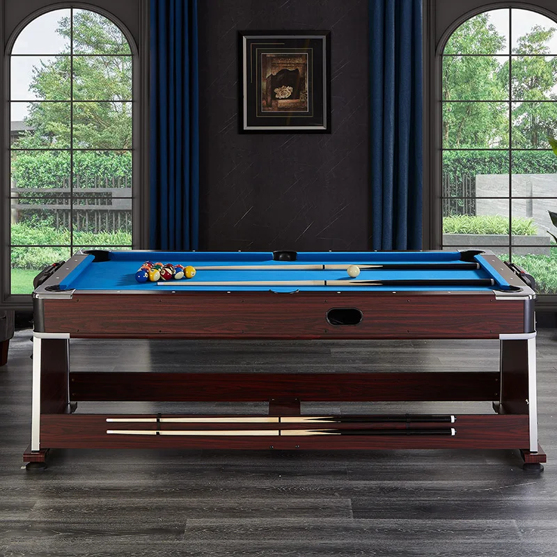 Factory Stock Cheap Rotatable 4 in 1 7ft Indoor Sports Multi Game Pool Snooker&Billiard Table Set With Ping Pong
