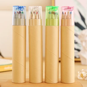 Wholesale Custom Packaging LOGO Colored Pencils Set Artists Sketching and Professional Drawing School With Pencil Sharpener