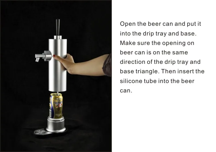 Portable Cooler Aerator Machine Server Beer Foamer Beer Bubble Maker Home Bar Supplies Bottled Canned Delicious Beer Foam Maker factory