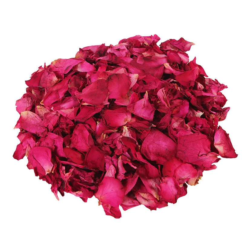 Chinese Red Rose Petals for Bath Dried Rose Flower Petals - China Rose Tea,  Tea