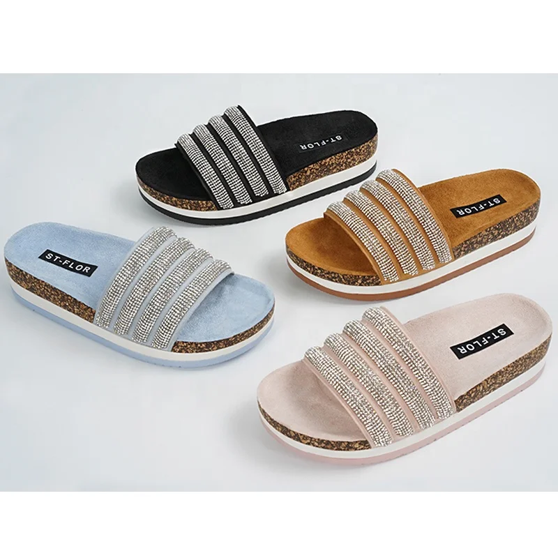 Alibaba.com: Catch Your Eyes Cover Diamond High Sole Girls Sandals ...