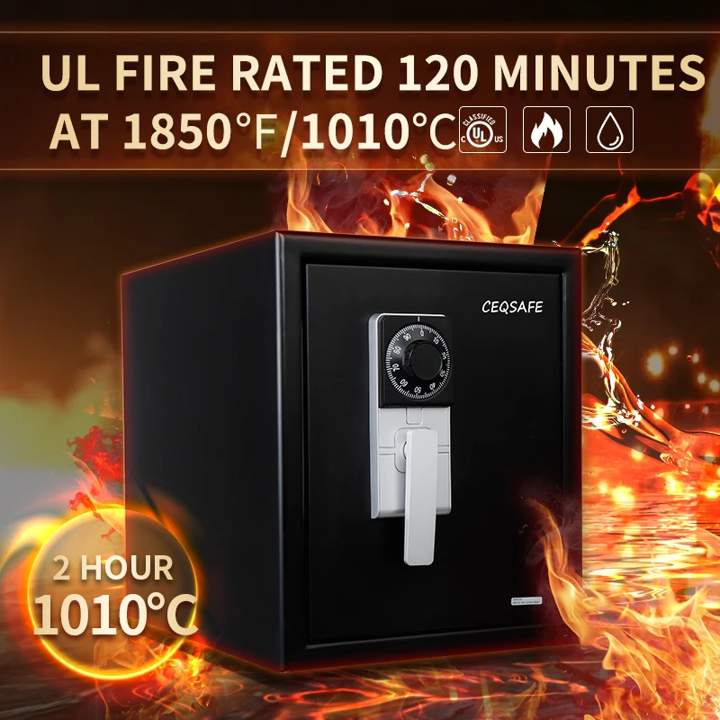 CEQSAFE Waterproof Safe Professional Manufacture Mechanical Combination Lock Fireproof Safe Fire Safe Box Price for Home Office details