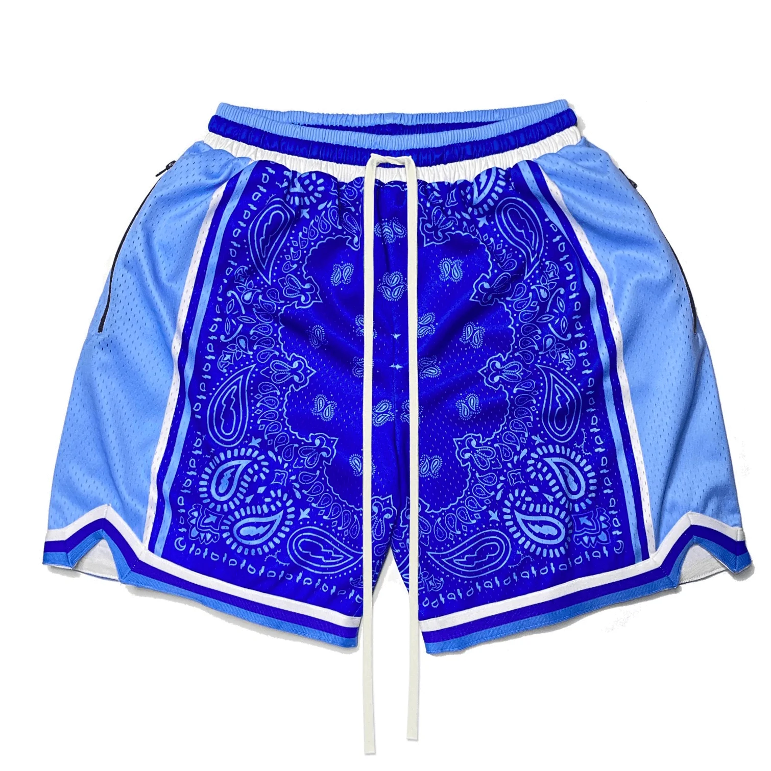 Bandana Patchwork Shorts 10 / Blue by Sol Angeles Kids