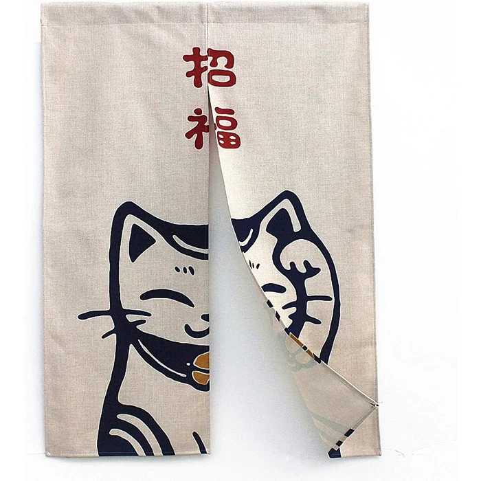 Promotional Wholesales Sublimation Printing Custom Design Any Size High Quality Japanese Noren Door Curtain for Hotel Restaurant