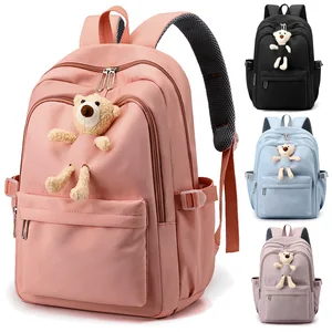 Fashionable Design For Students Zipper Wholesale Backpack School Bags Waterproof Backpack New Leisure Travel Style Cartoon