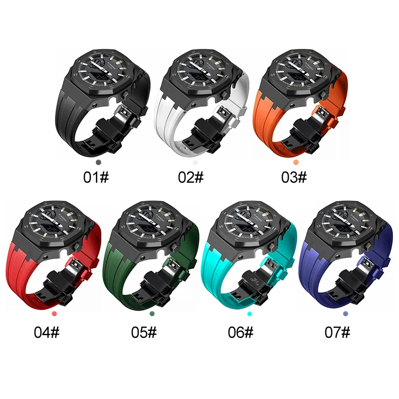 Eraysun Mod Kit G Shock Ga2100 Stainless Steel Watch Band Luxury Strap