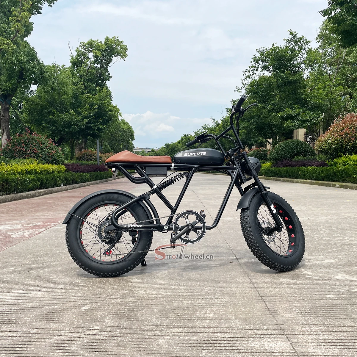 Powerful Hunting 52V 1000W Mid Drive Ebike 21AH SDI Battery Full Suspension Electric Bike 26 Inch Fat Tire Mountain Ebike