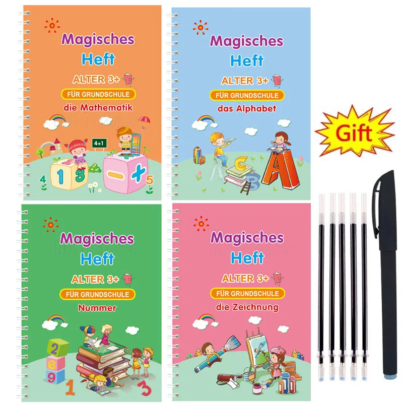 german reusable handwriting workbooks grooves template