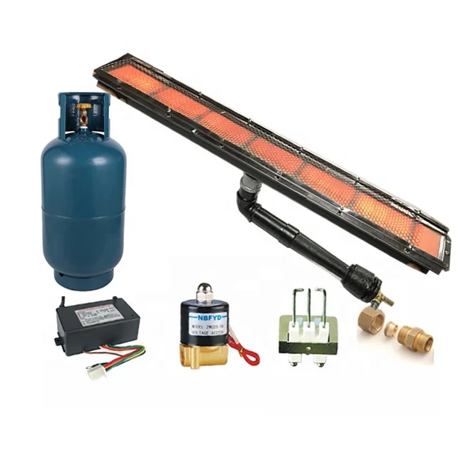 Infrared Catalytic Gas Heater for Electrostatic Powder Coating Oven HD262