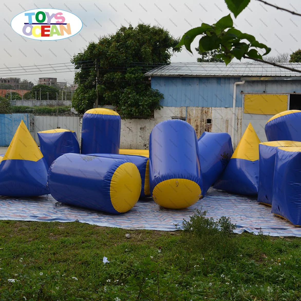 Inflatable Paintball Field/inflatable Paintball Wall/colorful Paintball