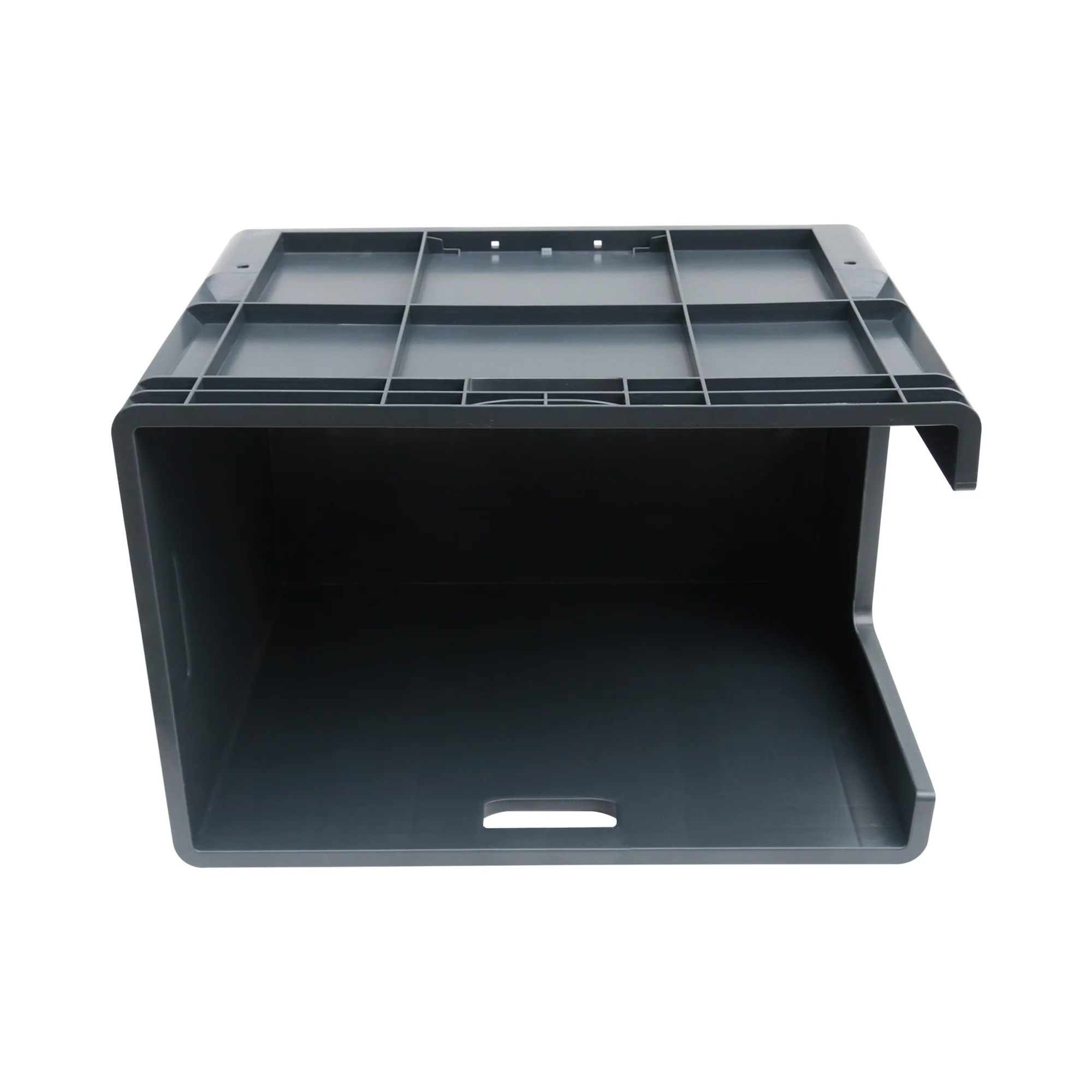 Qs High Quality Plastic Bin Industry Open Front Design Storage Box For ...