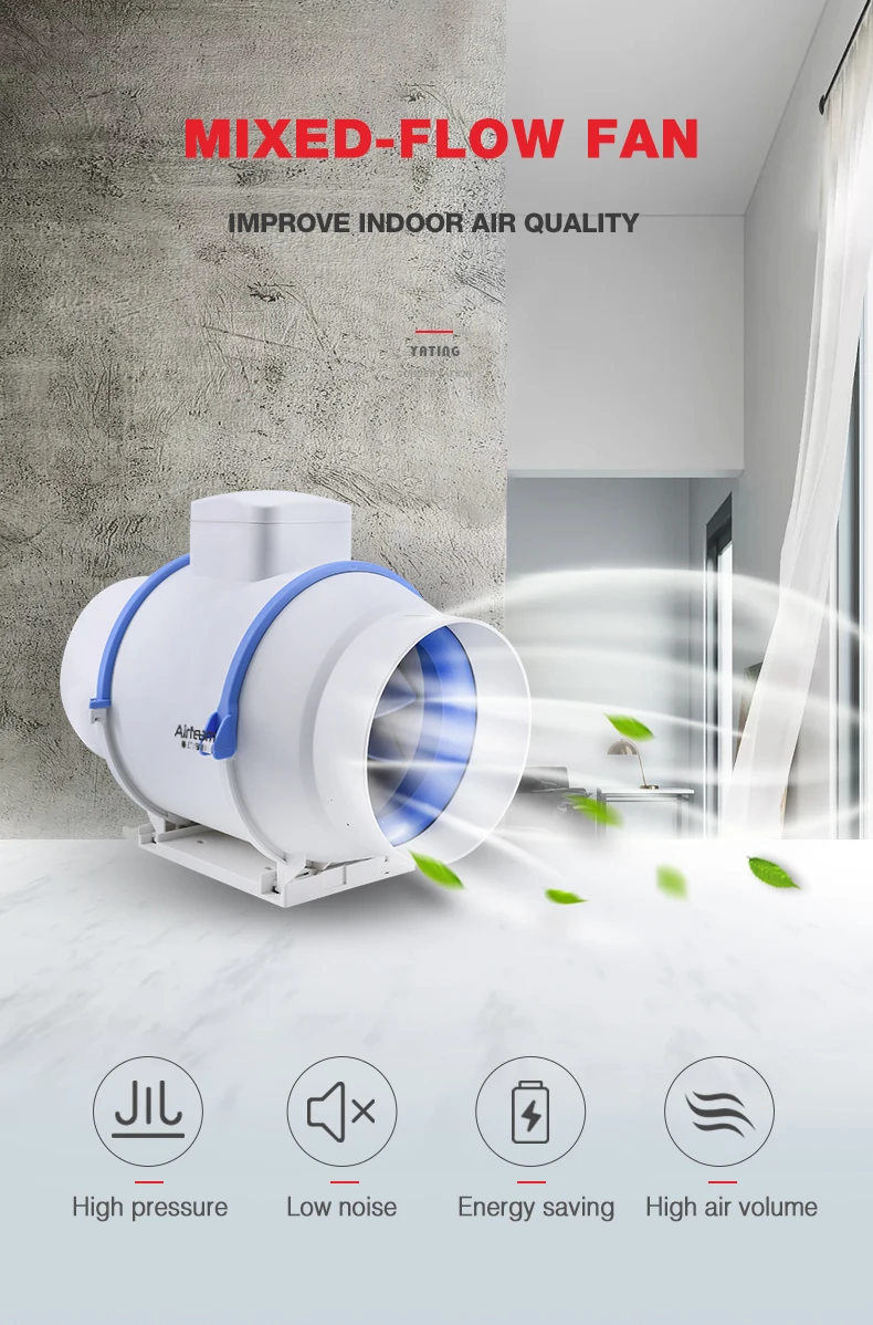 Inline Duct Fan, CFM, 315mm - detail 2