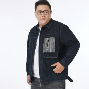 New Light Luxury Retro Dark Blue Denim Bomber Jacket High Sense Spring Autumn Casual Fashion Plus Size Anti-Wrinkle Eco-Friendly