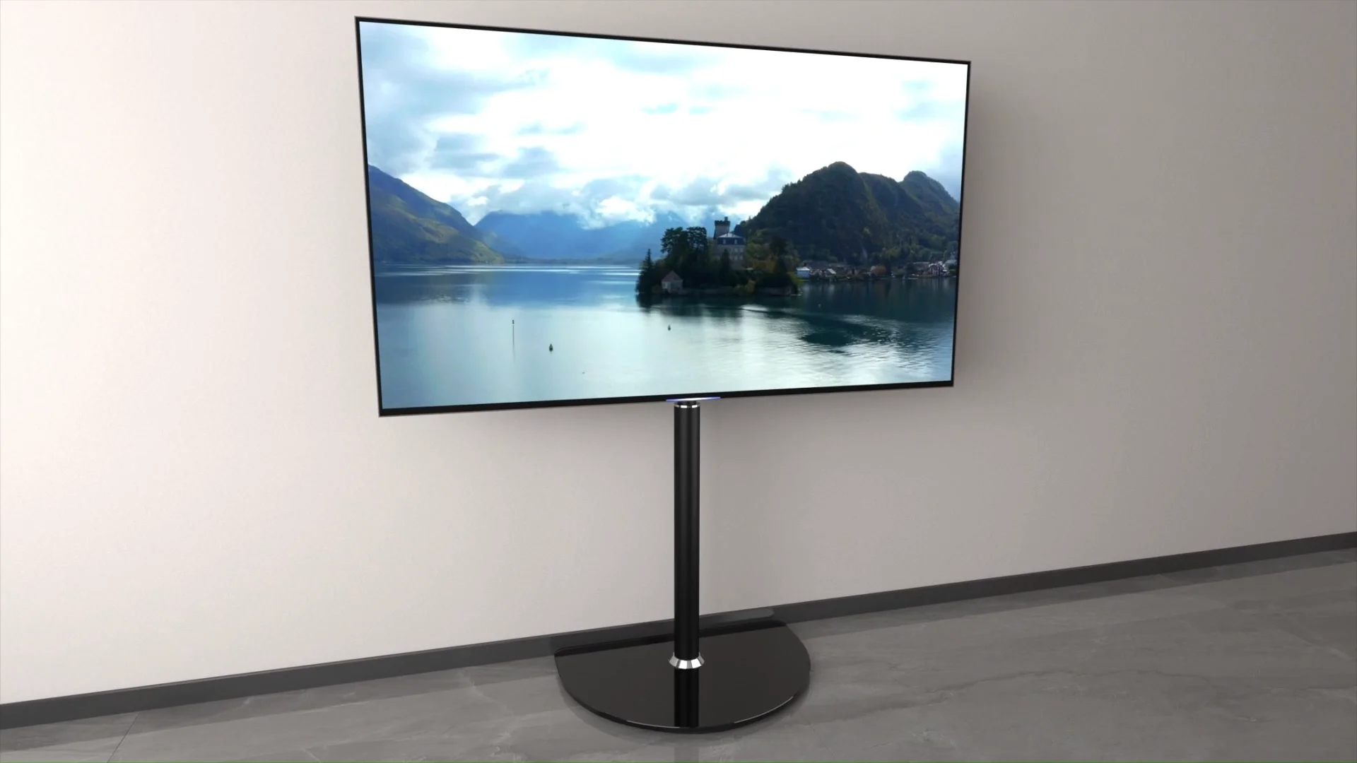 Universal Corner Tv Floor Stand With Swivel Mount,Mid Century Tv Stand ...