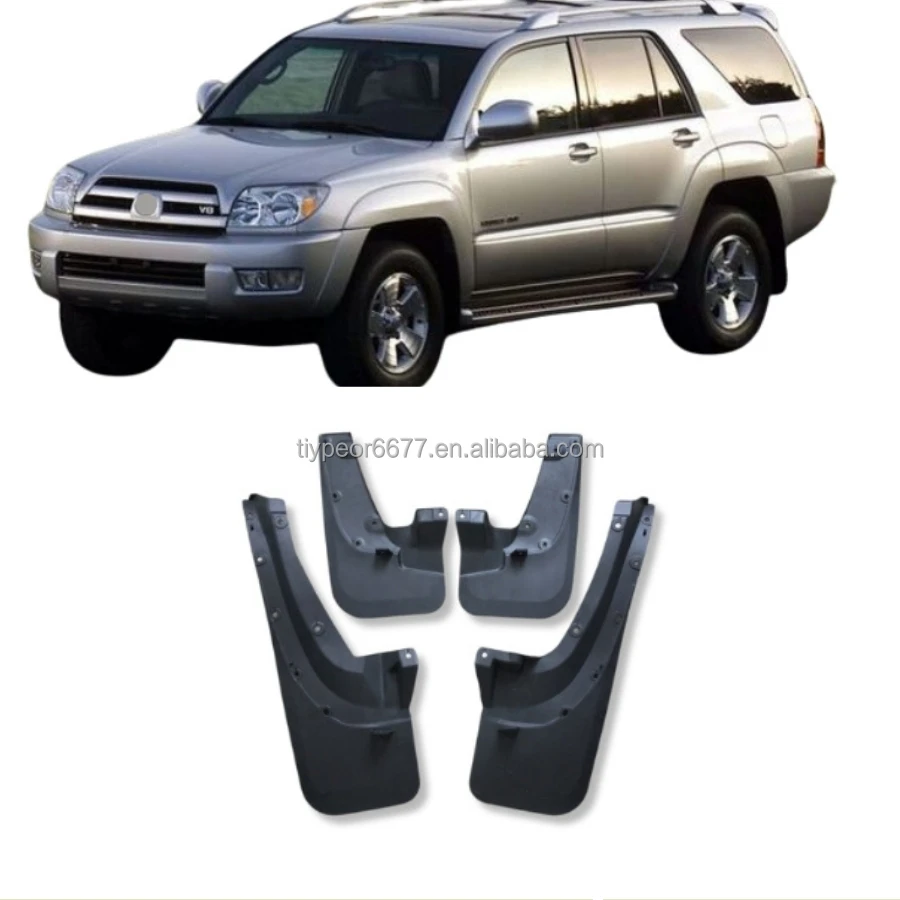 product tiypeor car mud fender for toyota 4 runner sport sr5 2003 2009 mud flaps splash guards fender mudguards-3
